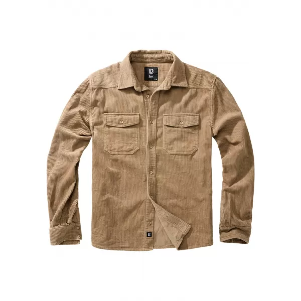  Cămaşă BRANDIT CORDUROY CLASSIC BD4035 CĂMILĂ 