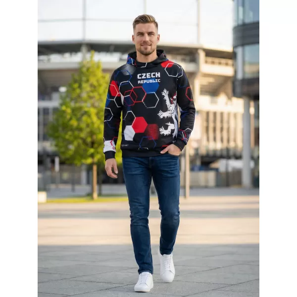  Hanorac funcțional premium pentru bărbați ALTISPORT VOJ/ALM036MI01 HEXA BLACK 