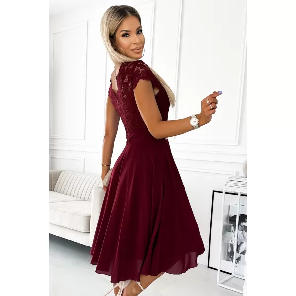  Rochie NUMOCO LINDA 381-5 ROŞU 
