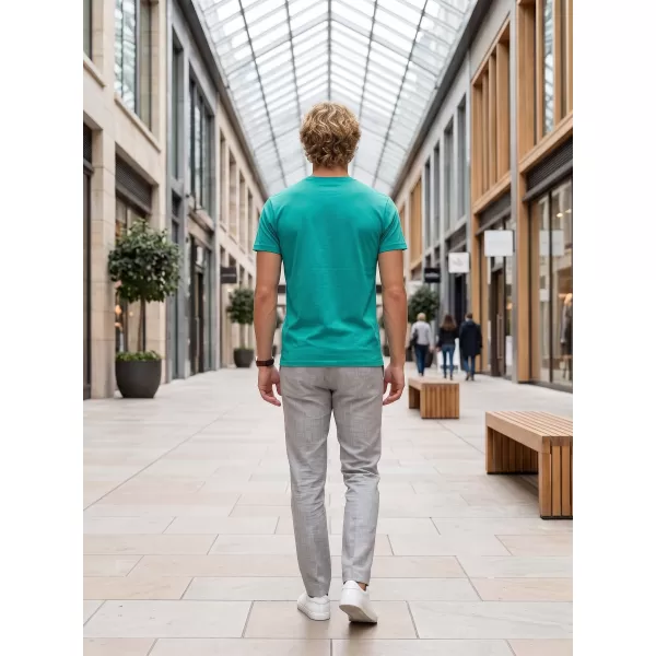 Tricou pentru bărbați ALTISPORT NoPrint NP/ALM921 SMARALD 