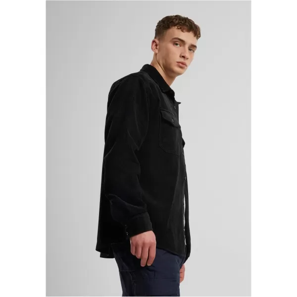  Cămaşă BRANDIT CORDUROY CLASSIC BD4035 NEGRU 