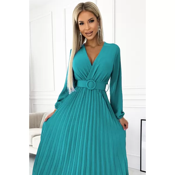  Rochie NUMOCO VIVIANA 504-6 ALBASTRU 