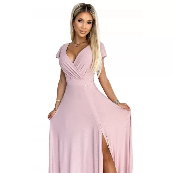  Rochie NUMOCO CRYSTAL 411-6 ROZ 