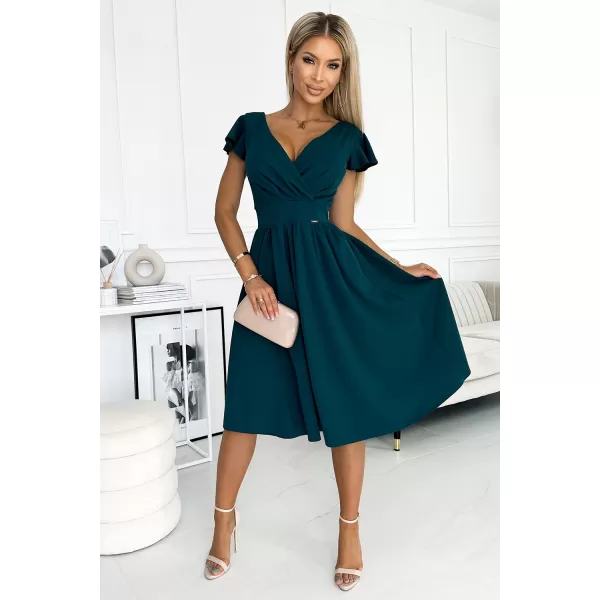 Rochie NUMOCO MATILDE 425-1 VERDE 