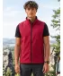 Vestă softshell pentru bărbați ALTISPORT NoPrint NP/ALM8211NJ ROȘU/NEGRU