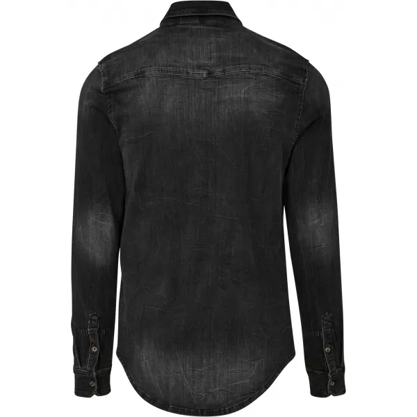  Cămaşă BRANDIT RILEY DENIM BD4020 NEGRU 