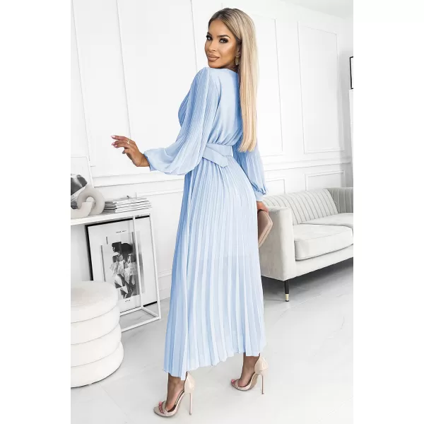  Rochie NUMOCO KLARA 414-10 ALBASTRU 