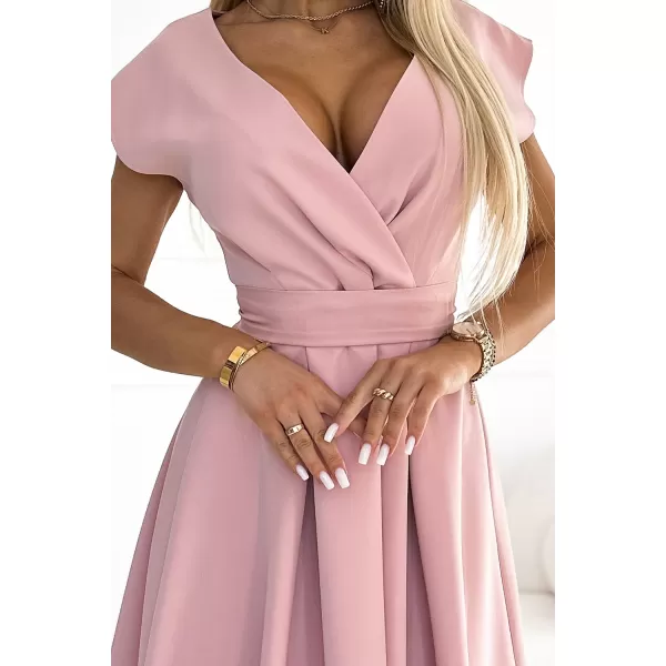  Rochie NUMOCO SCARLETT 348-9 ROZ 