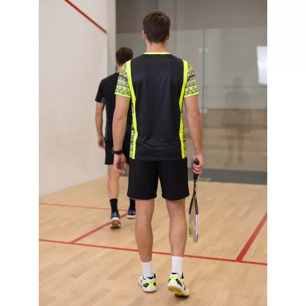  Tricou funcțional premium pentru bărbați ALTISPORT VOJ/ALM043TR01 GALBEN NEON 