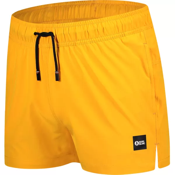  Pantaloni scurți de înot pentru bărbați NORDBLANC BAY NBSPM8018 GALBEN 