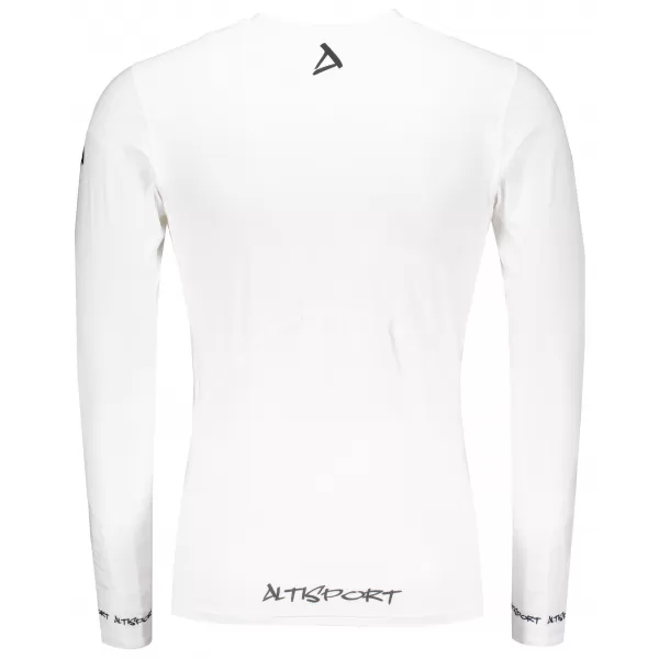  Tricou de compresie funcțional premium pentru bărbați ALTISPORT VOJ/ALM000TR03 ALB 