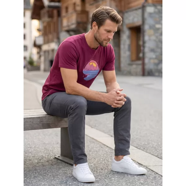  Tricou pentru bărbați ALTISPORT ALM186129 FUCSIE 