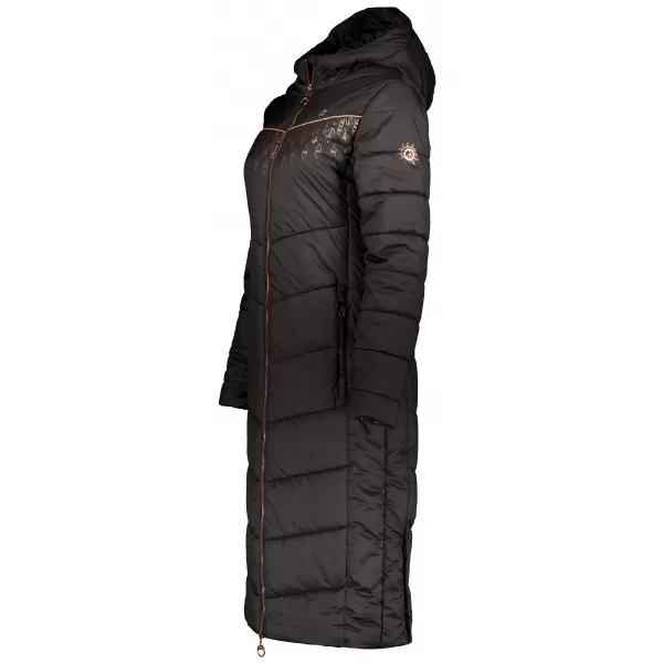  Palton de femei ALTISPORT DONNA NEGRU 