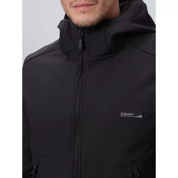  Jachetă softshell pentru bărbați LOAP LUCAS NEGRU 