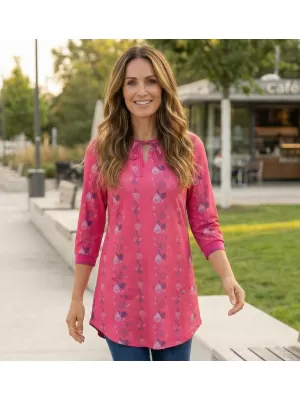 Tricou pentru femei KIXMI TRISHA ROZ