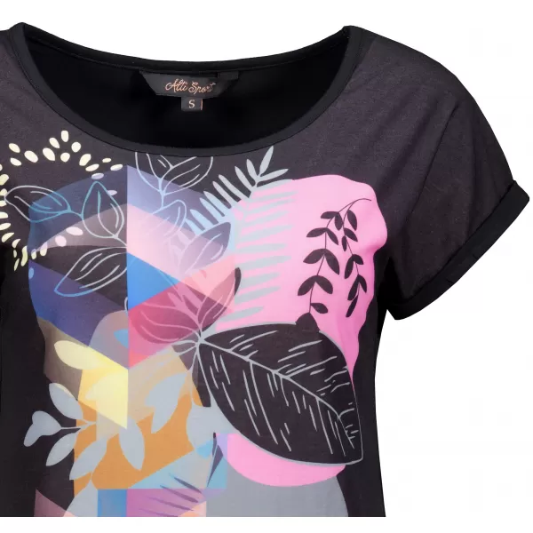  Tricou pentru femei ALTISPORT DIANITA NEGRU 