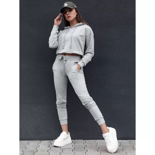  Panoul pentru doamne DSTREET TRENDHOOD GRI DESCHIS 