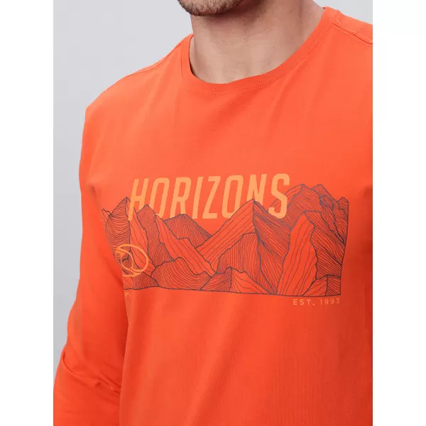  Tricou pentru bărbați LOAP ALVAR PORTOCALE 