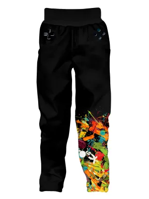 Pantaloni de softshell pentru bebeluși WAMU GAME ON NEGRU