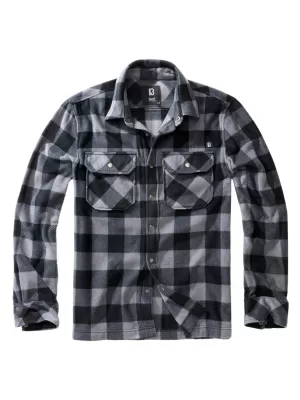 Cămaşă BRANDIT BD9720 NEGRU/GRI