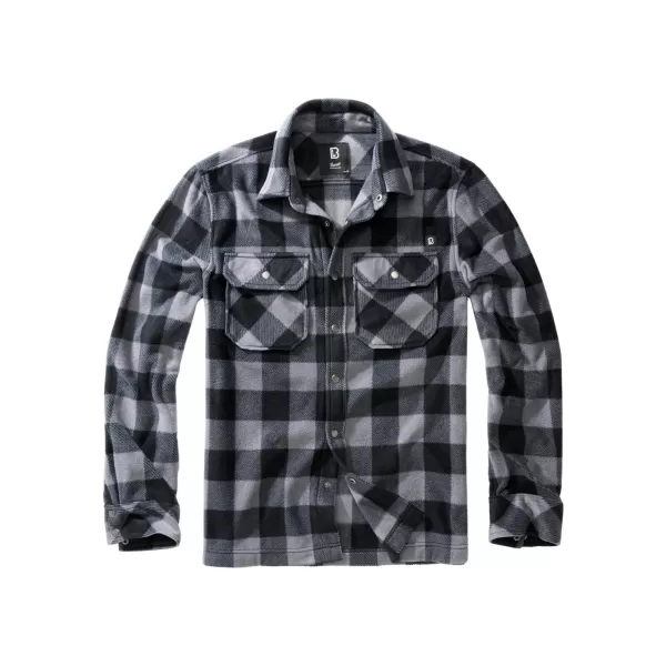  Cămaşă BRANDIT BD9720 NEGRU/GRI 