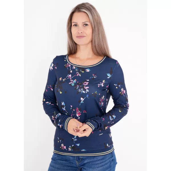  Tricou pentru femei ALTISPORT DEVANA ALBASTRU INCHIS 