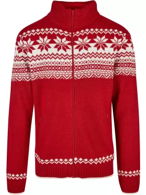 Panoul pentru bărbați BRANDIT CARDIGAN NORWEGER BD5030 ROŞU