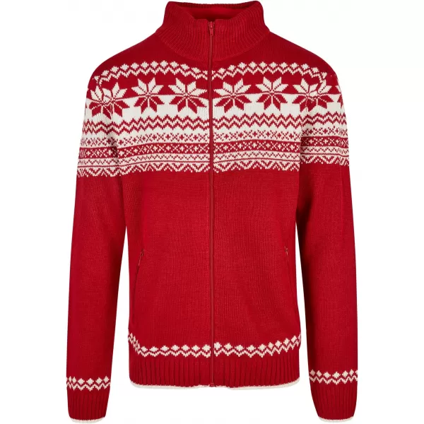  Panoul pentru bărbați BRANDIT CARDIGAN NORWEGER BD5030 ROŞU 
