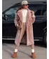 Haină de iarnă DSTREET LUXERII ROZ