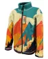 Hanorac fleece pentru copii WAMU MOUNTAIN BIKE VERDE