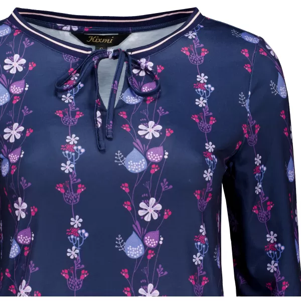  Tricou pentru femei KIXMI TRISHA ALBASTRU INCHIS 