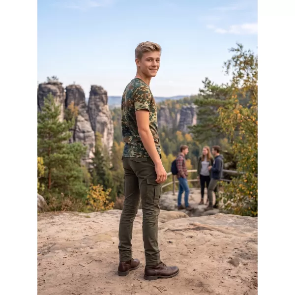  Tricou băieți BRANDIT T BD6017 FLECKTARN 