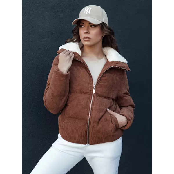  Geacă pentru femei DSTREET TRENDYGLAM TY4360 CARAMEL 