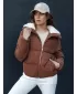 Geacă pentru femei DSTREET TRENDYGLAM TY4360 CARAMEL