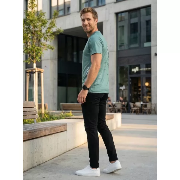  Tricou funcțional premium pentru bărbați ALTISPORT VOJ/ALM004TR01 KAKI/MILITAR 