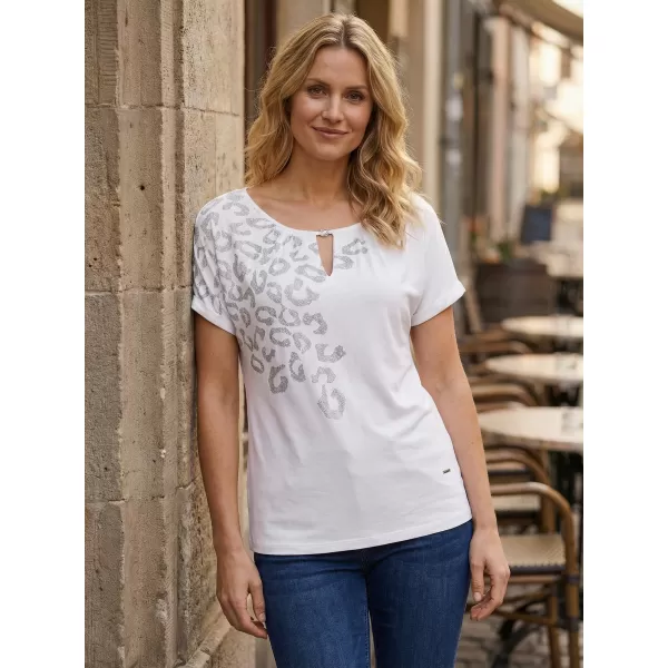  Tricou pentru femei ALTISPORT DAFFY ALB 