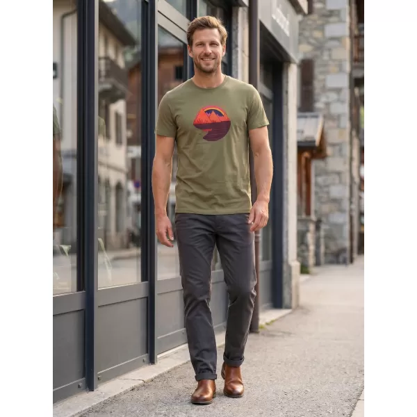  Tricou pentru bărbați ALTISPORT ALM186129 KAKI 