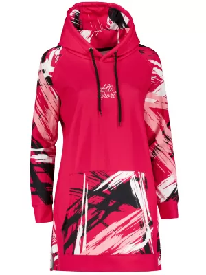 Hanorac prelungit funcțional pentru femei premium ALTISPORT VOJ/ALW039MI03 VIVA MAGENTA