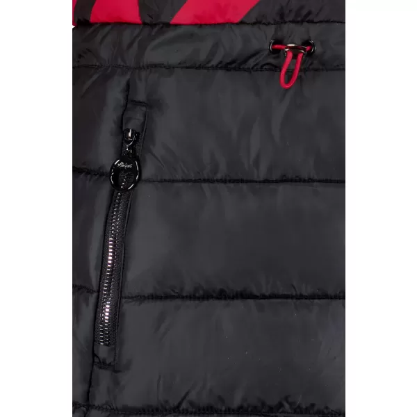  Geaca de dama ALTISPORT DARCIA NEGRU/ROSU 