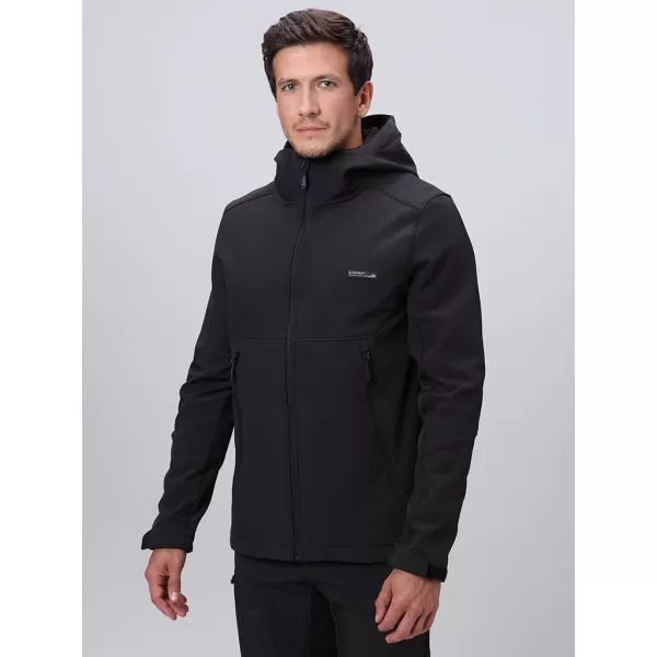  Jachetă softshell pentru bărbați LOAP LUCAS NEGRU 