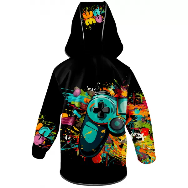  Jachetă softshell pentru copii WAMU GAME ON NEGRU 