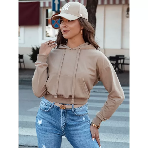  Panoul pentru doamne DSTREET TRENDHOOD BY1311 CARAMEL 
