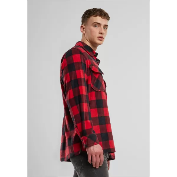  Cămaşă BRANDIT BD9720 ROȘU/NEGRU 