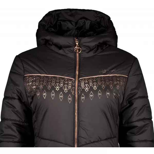  Palton de femei ALTISPORT DONNA NEGRU 