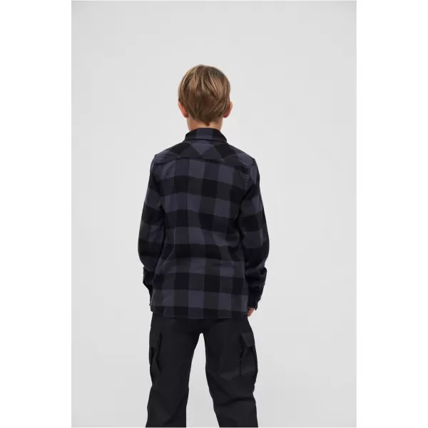  Cămaşă BRANDIT BD6016 NEGRU/GRI 