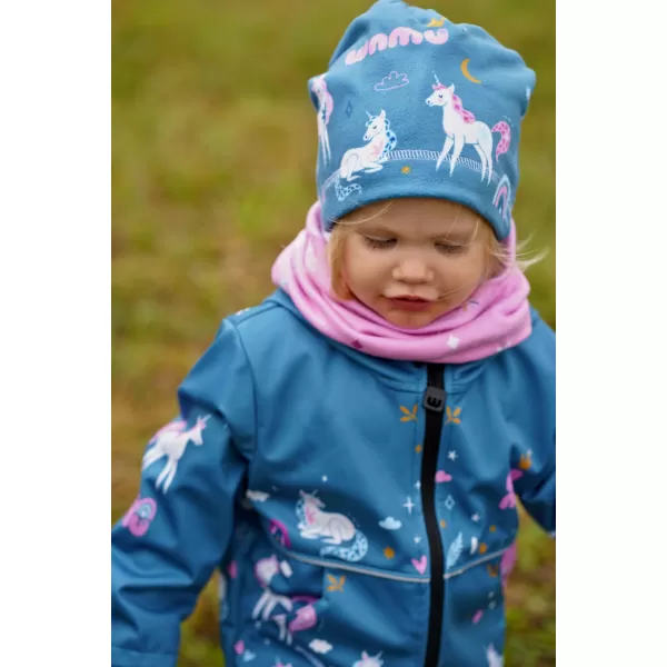  Batic pentru gat din lana pentru copii WAMU JEDNOROŽCI ROZ 