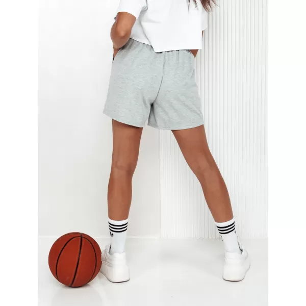  Pantaloni scurți pentru doamne DSTREET PELLA SY0416 GRI DESCHIS 