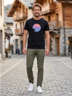 Tricou pentru bărbați ALTISPORT ALM186129 NEGRU
