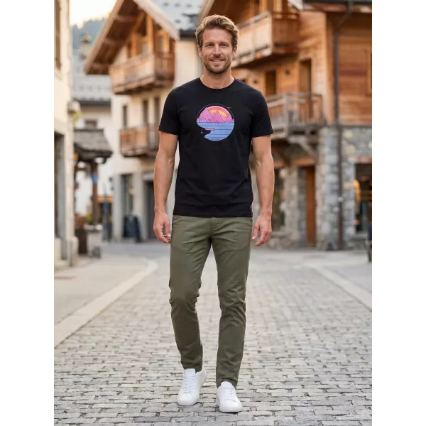  Tricou pentru bărbați ALTISPORT ALM186129 NEGRU 