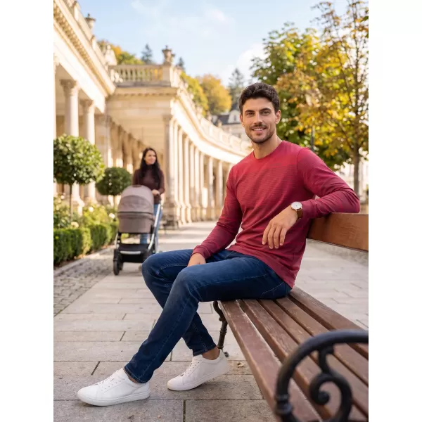  Tricou pentru bărbați ALTISPORT DAIRUS BURGUNDIA 
